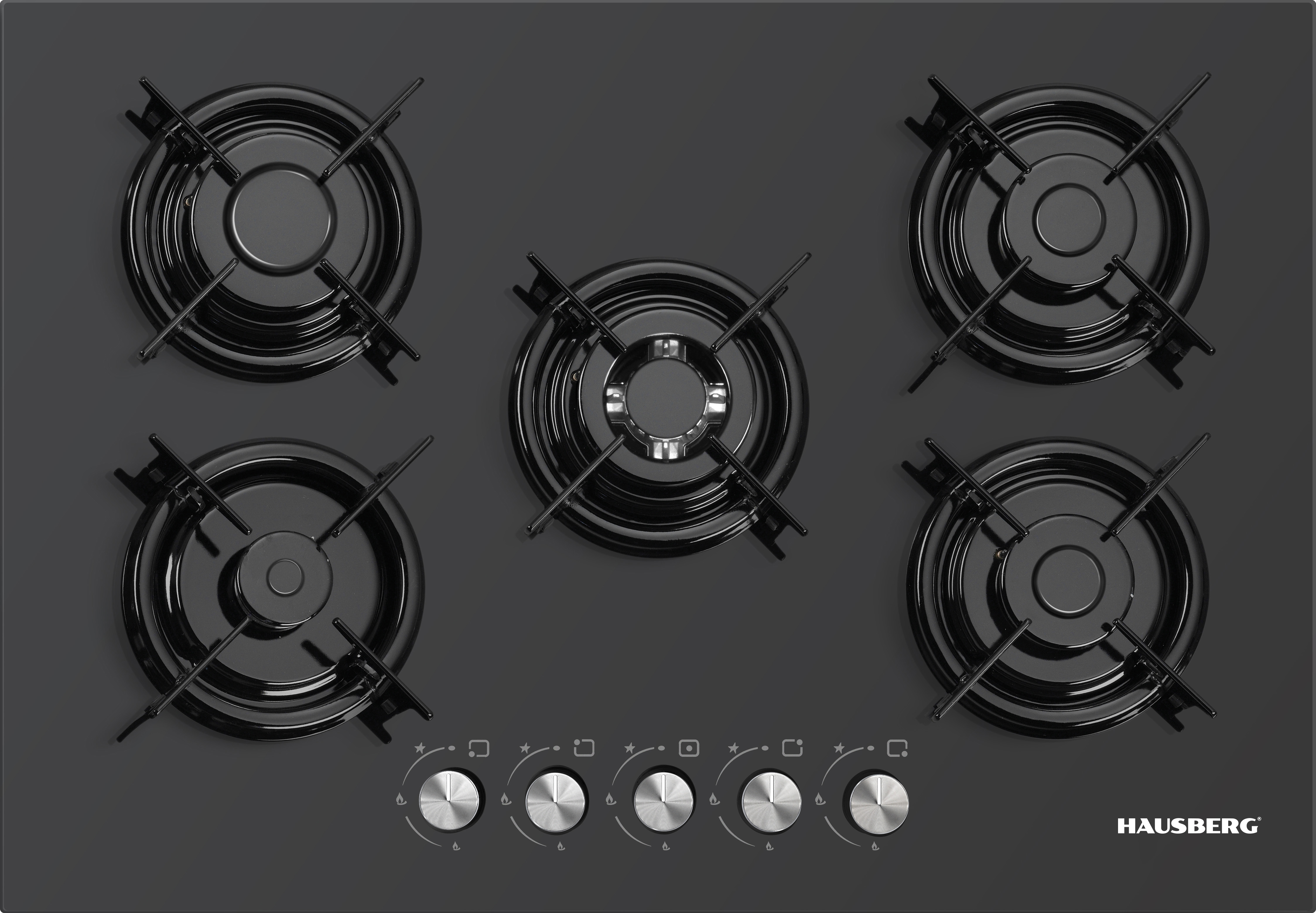 GLASSED BUILT-IN GAS COOKER