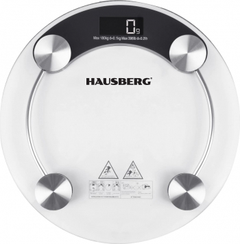 BATHROOM SCALE TRANSPARENT
