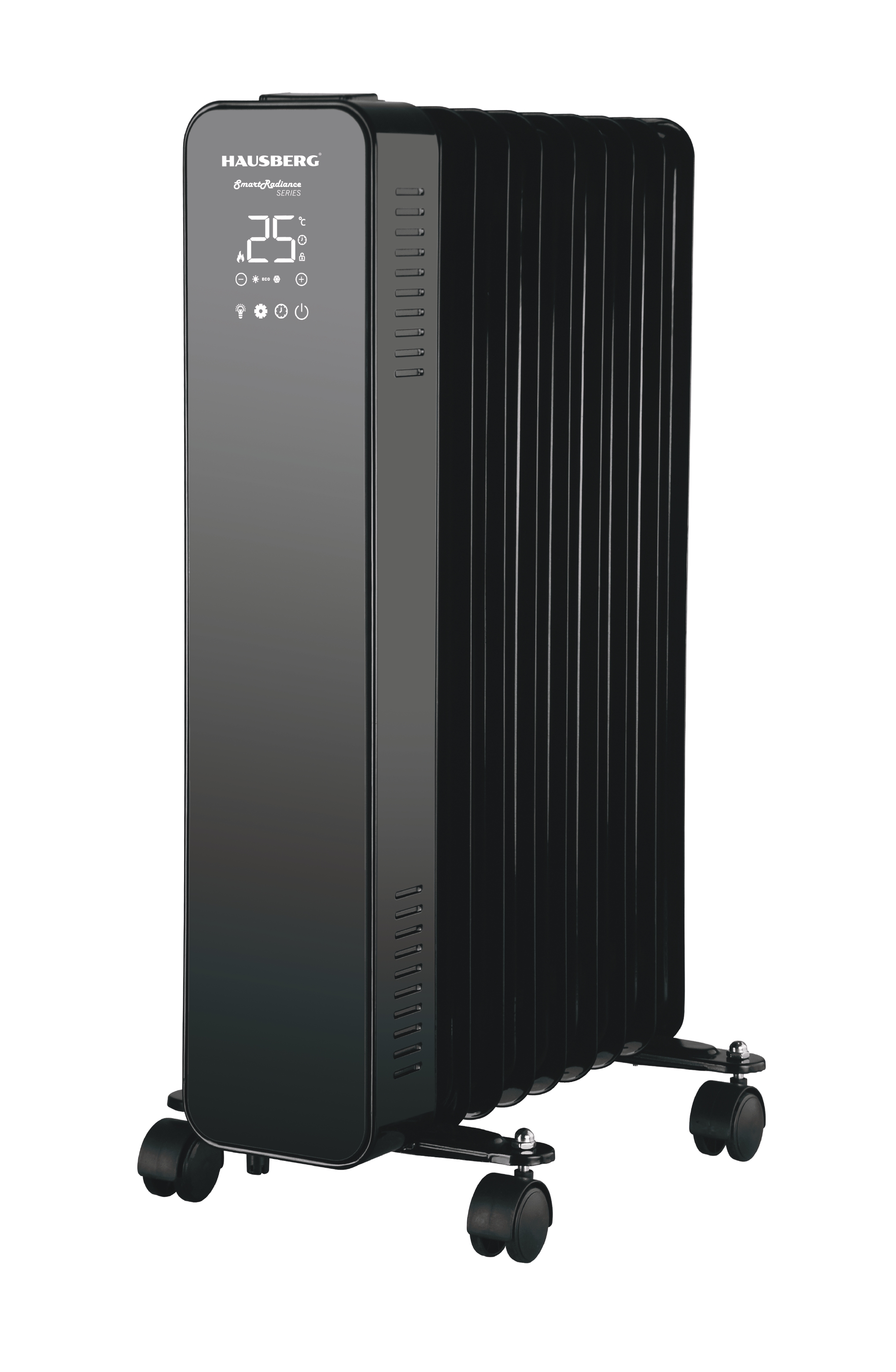 DIGITAL RADIATOR HEATER WITH OIL - 9 FINS